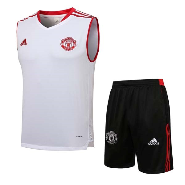 Trikot Manchester United Ärmellos Komplett Set 2021-22